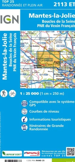 IGN 2113ET Mantes-la-Jolie
