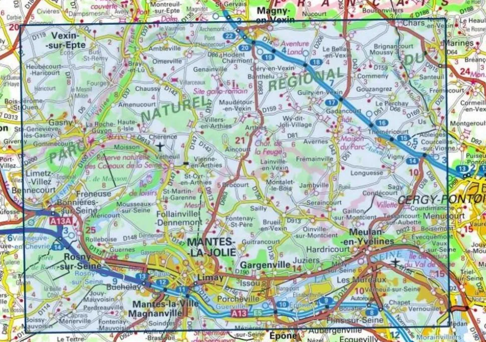 IGN 2113ET Mantes-la-Jolie