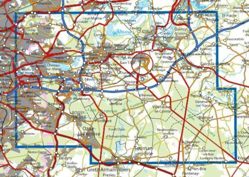 IGN 2414ET Marne-la-Vallée