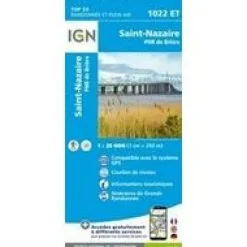IGN 1022ET St-Nazaire PNR de Brière