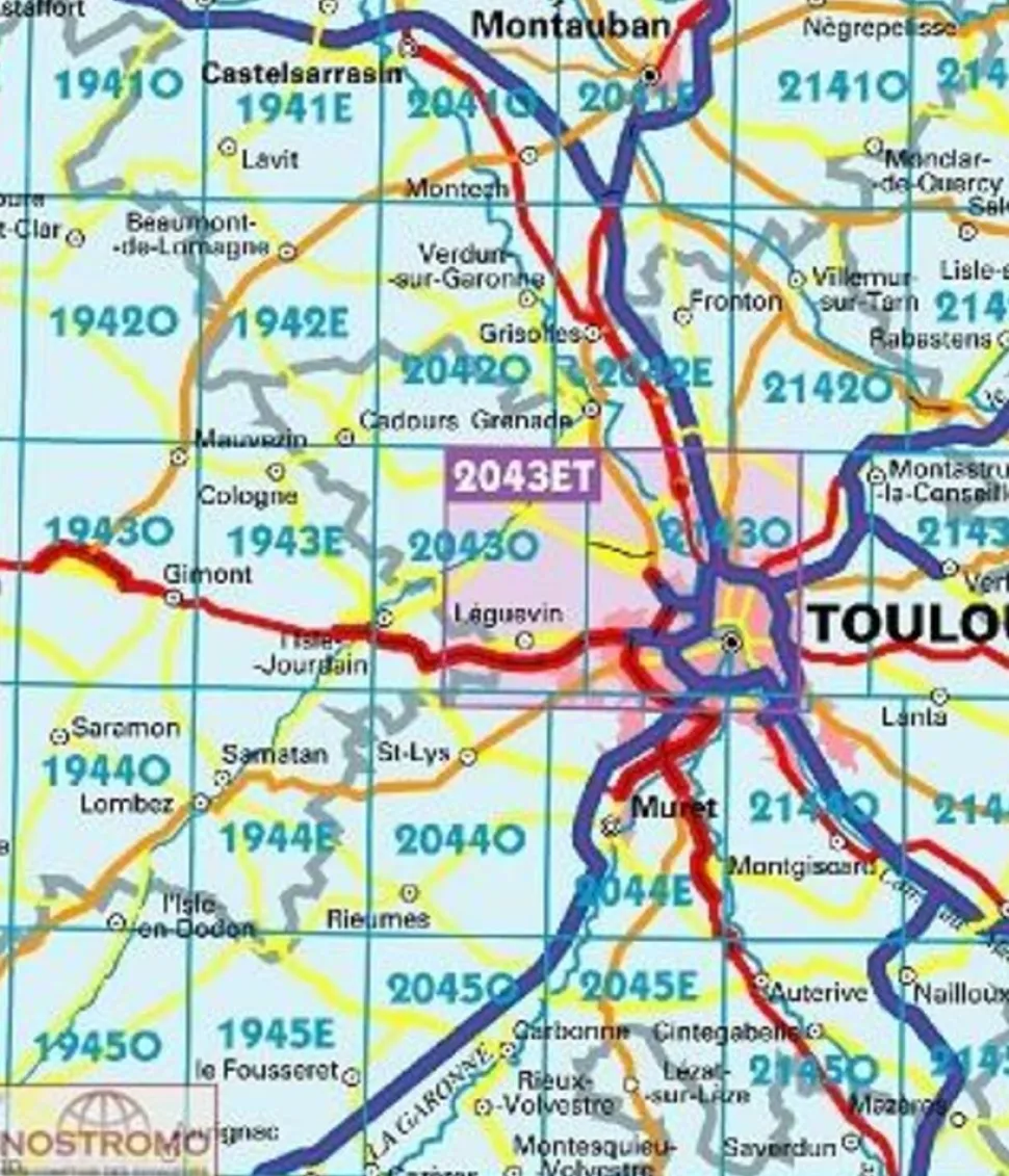 IGN 2043ET Toulouse