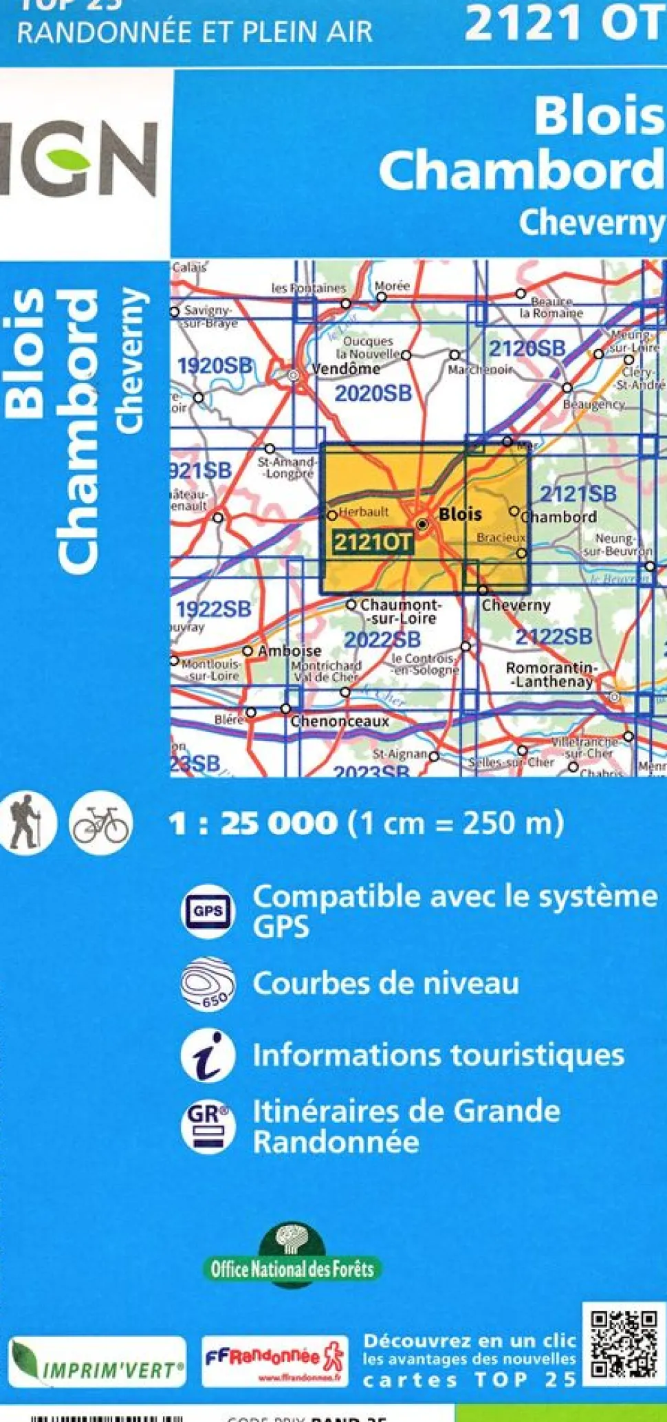 IGN 2121OT Blois Chambord Cheverny