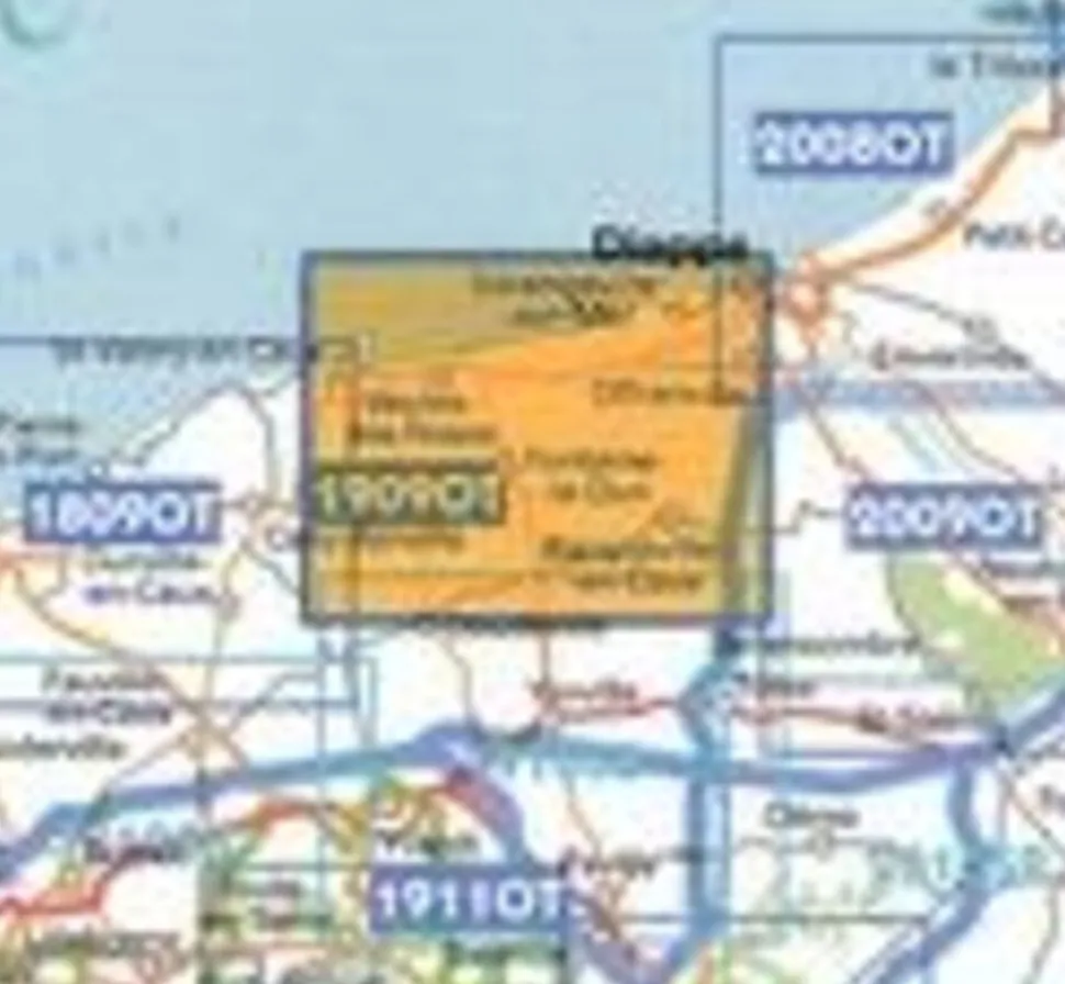 IGN 1909OT St-Valery-en-Caux
