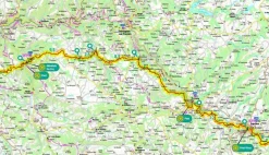 IGN Wandelkaart 2 GR652 Santiago: traject Moissac- Roncevaux