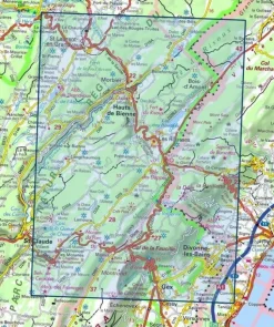 IGN Wandelkaart 3327et Morez Les Rousses