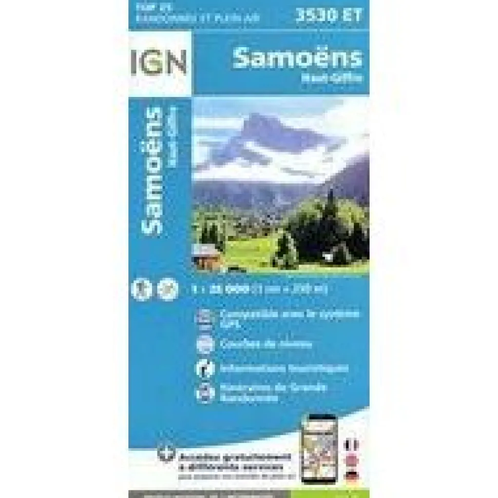 IGN Wandelkaart 3530ET Samoëns Haut-Giffre