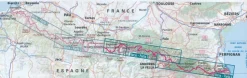 IGN Wandelkaart GR10 Traversees des Pyrenees