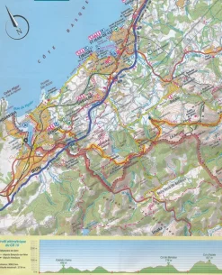 IGN Wandelkaart GR10 Traversees des Pyrenees