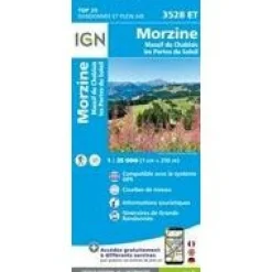 IGN Wandelkaart IGN 3528ET Morzine-Massif du Chablais
