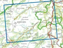 IGN Wandelkaart 4250ot Corte - Monte Cinto