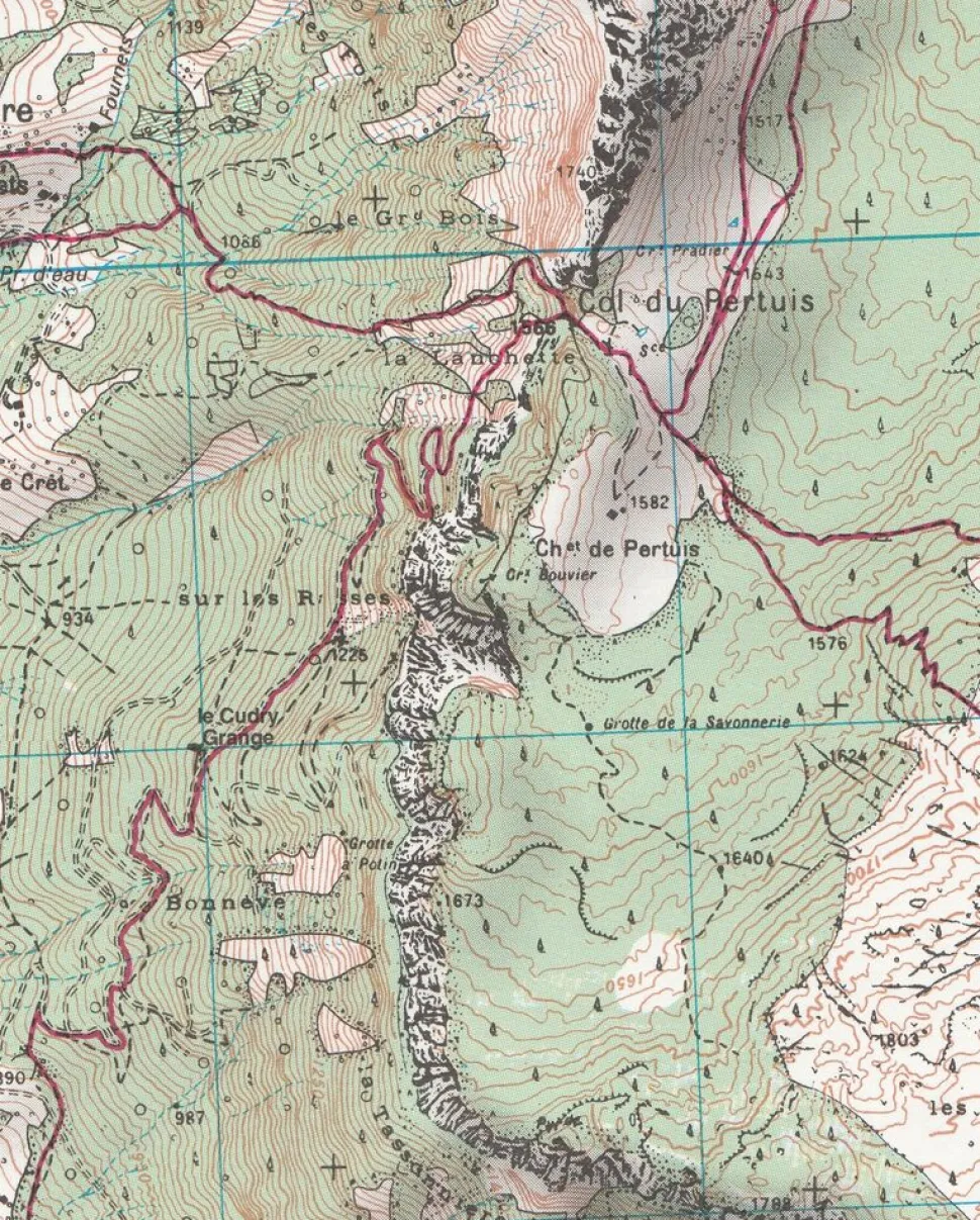 IGN Wandelkaart 3337ot Dévoluy - Obiou