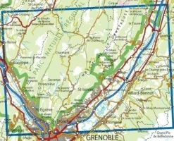 IGN Wandelkaart 3334ot Massif Chartreuse Sud