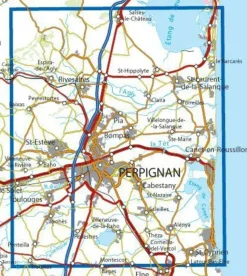 IGN Wandelkaart 2548ot Perpignan