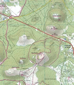 IGN Wandelkaart 2434ot Riom-ès-Montagnes