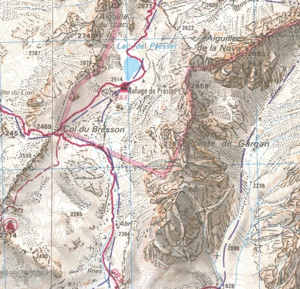 IGN Wandelkaart 3718ot Selestat - Col du Bonhomme