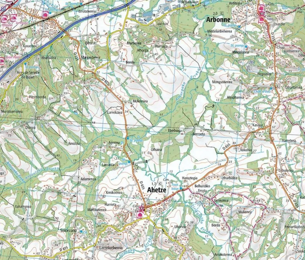 IGN Wandelkaart 2047ot St-Girons - Couserans