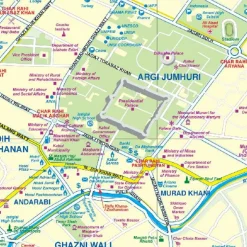 ITMB Kabul & Khyber Pas Wegenkaart