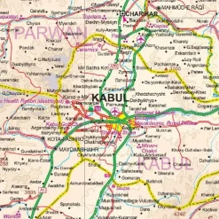ITMB Kabul & Khyber Pas Wegenkaart