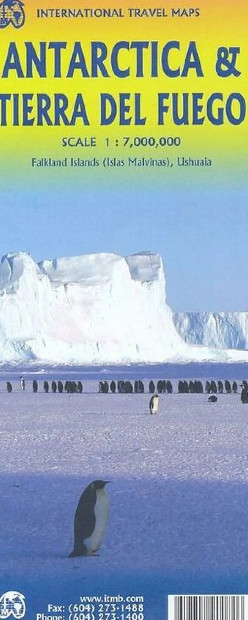ITMB Wegenkaart Antartica Vuurland