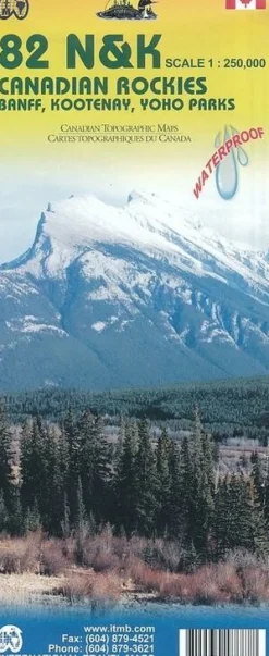 ITMB Wegenkaart Canadian Rockies