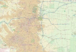 ITMB Wegenkaart Denver & Colorado