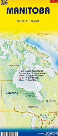 ITMB Wegenkaart Manitoba