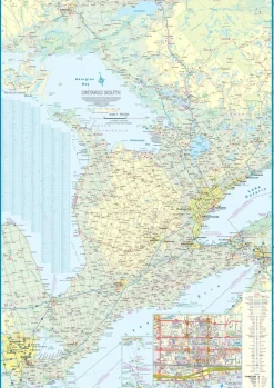 ITMB Wegenkaart Ontario Zuid