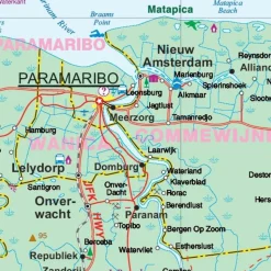 ITMB Wegenkaart Suriname