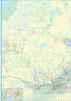 ITMB Wegenkaart Zuidelijk Quebec