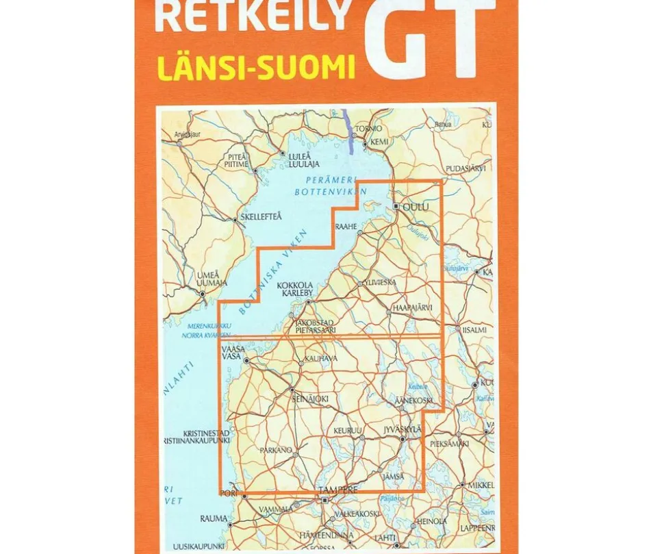 Karttakeskus FInland Fietskaart GT2 Finland West - Länsi Suomi