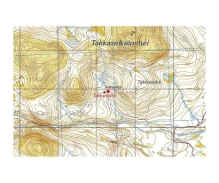 Karttakeskus FInland Wandelkaart Tuntsa Tulppio Sorsatunturi