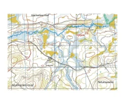 Karttakeskus FInland Wandelkaart Marivaara Jaurujoki Uittipiekke
