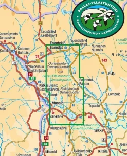 Karttakeskus FInland Wandelkaart Pallas Hetta Olos 1:50.000