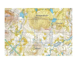 Karttakeskus FInland Wandelkaart Kaaresuvanto Lätäseno Ropinsalmi