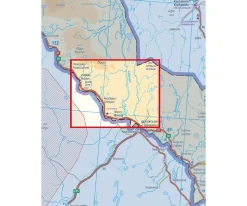 Karttakeskus FInland Wandelkaart Kaaresuvanto Lätäseno Ropinsalmi