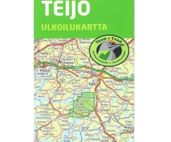 Karttakeskus FInland Wandelkaart Teijo Nationaal Park