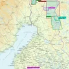 Karttakeskus FInland Wandelkaart Tarvantovaara Kuttanen Palojärvi