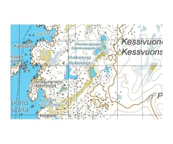 Karttakeskus FInland Wandelkaart Kessi Surnuvuono Ovre Pasvik
