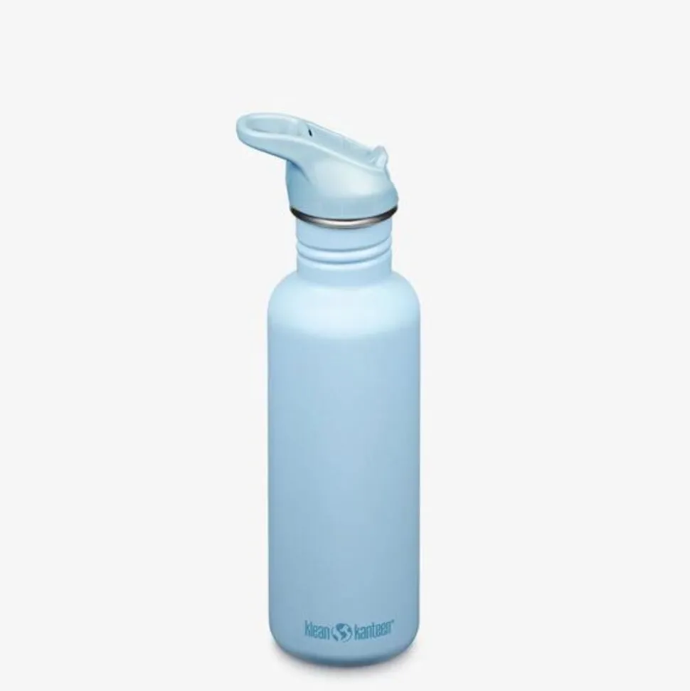 Klean Kanteen Classic met flip/sportdop, 800ml/27oz black