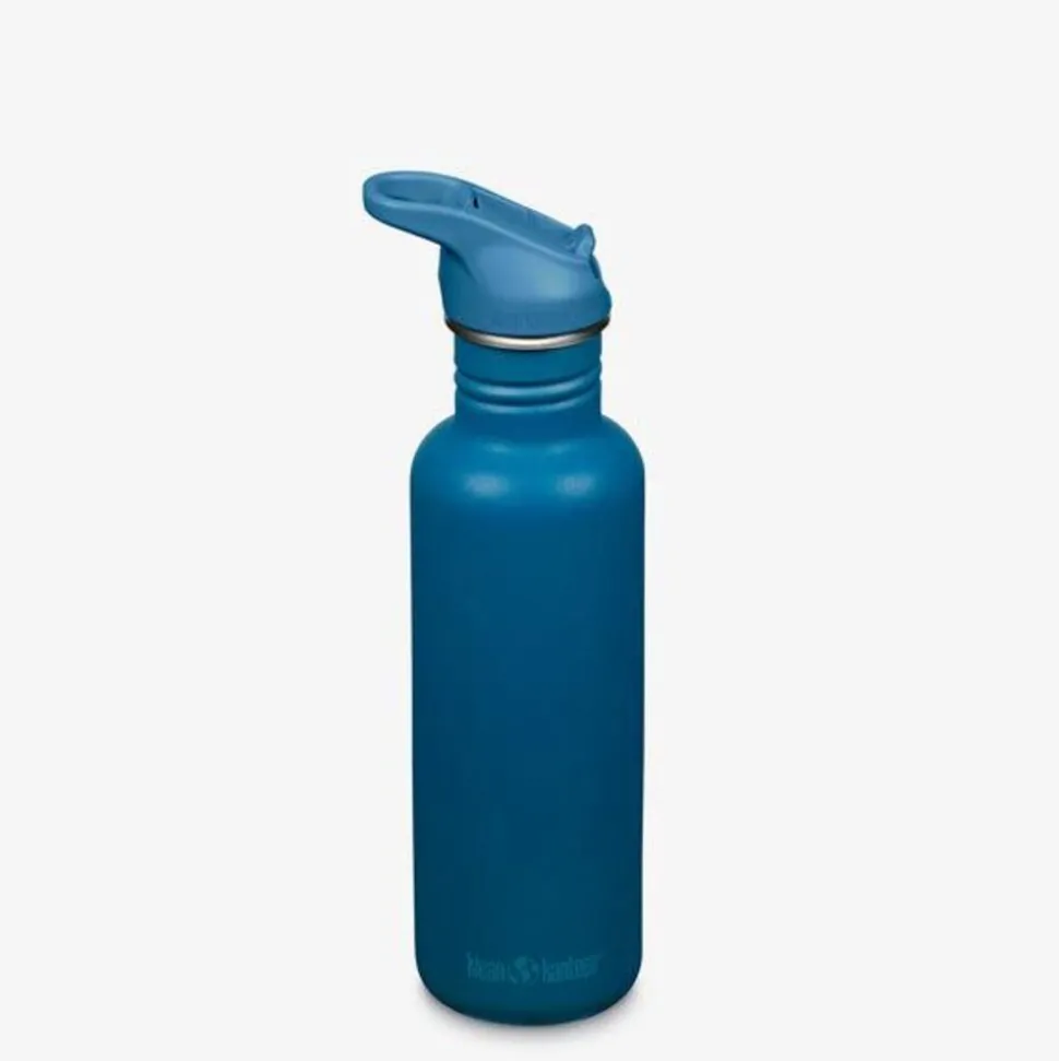 Klean Kanteen Classic met flip/sportdop, 800ml/27oz black