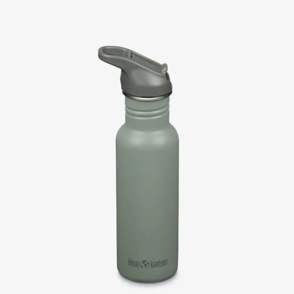 Klean Kanteen Classic met flip/sportdop, 800ml/27oz black