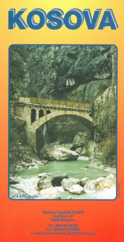 KLG Wegenkaart Kosovo 1:225.000
