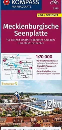 Kompass Fietskaart 3320 Mecklenburgische Seenplatte