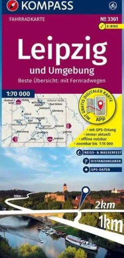 Kompass FK3361 Leipzig und Umgebung