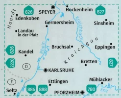 Kompass Kompass 768 Kraichau, Karlsruhe