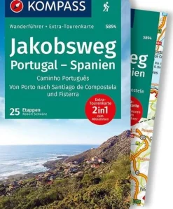 Kompass Wandelgids 5894 Jakobsweg Portugal - Spanien