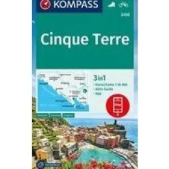 Kompass Wandelkaart 2450 Cinque Terre