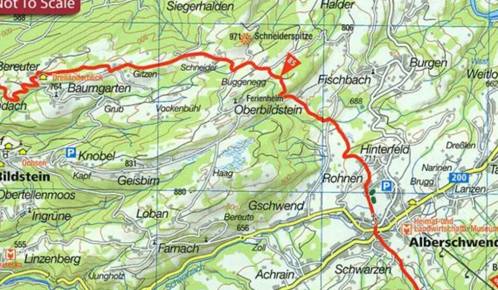 Kompass Wandelkaart 2558 E5 van Bodensee tot Verona