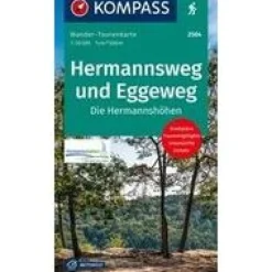 Kompass Wandelkaart 2504 Hermannsweg und