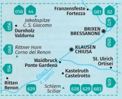 Kompass Wandelkaart 059 Klausen und Umgebung
